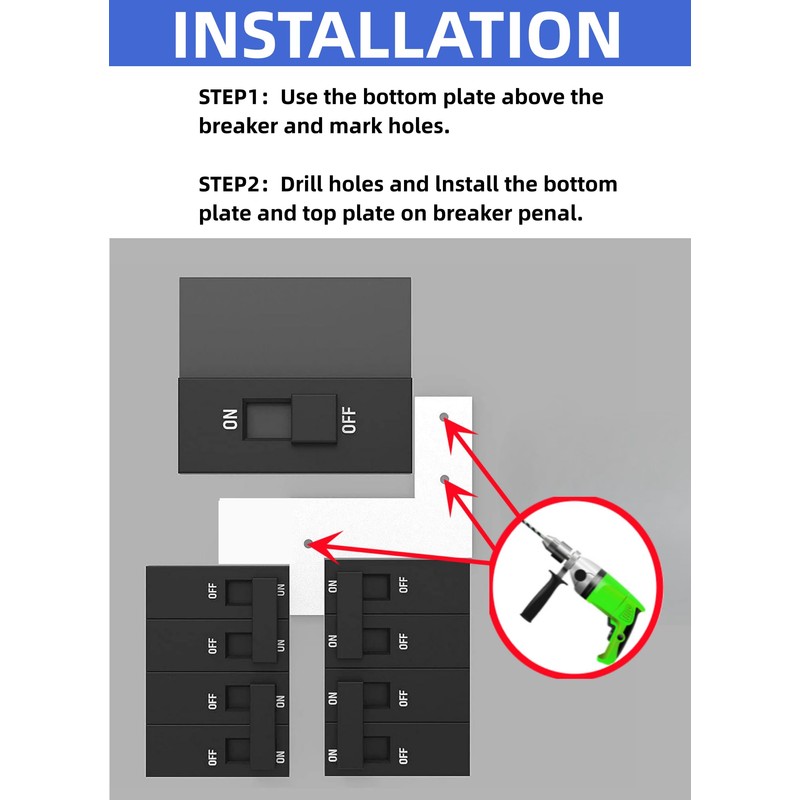 Generator Interlock Kit Compatible with Eaton Cutler Hammer BR Series