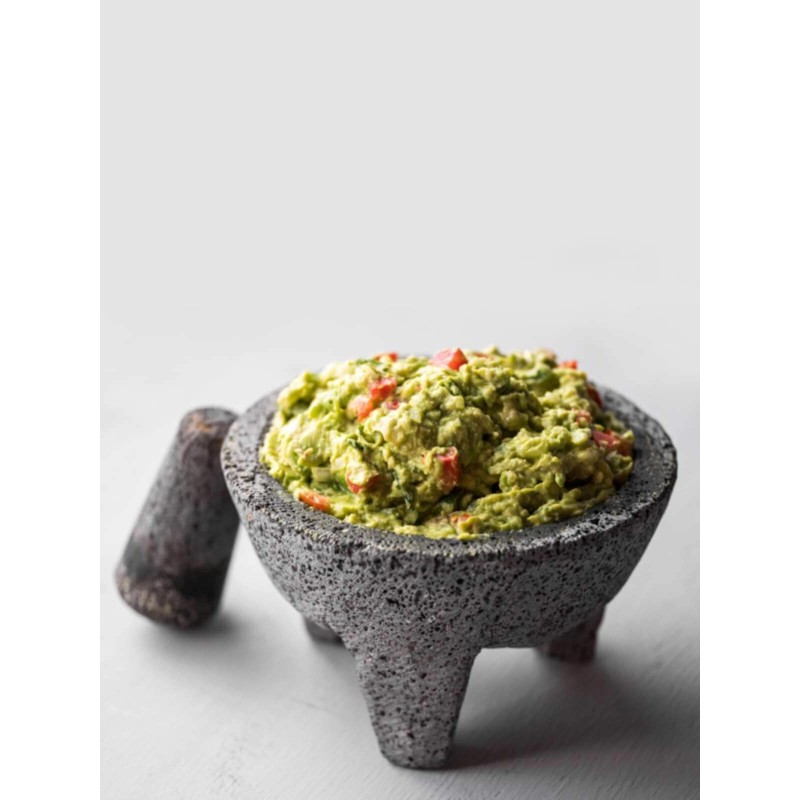 Molcajete de Piedra Negra / Black Stone Mortar & Pestle