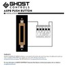 Ghost Controls AXPB Push Button for Gate Opener Systems Allows