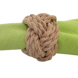 Alpha Living Home - Juego de 6 servilleteros náuticos para cosecha, Acción de Gracias, Navidad, decoración de fiesta, mesa de comedor, reuniones diarias, servilleteros a granel, natural