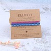 KELITCH 2Pcs Bohemian Friendship Bracelets Colourful Bracelets Silk Strand Bracelets