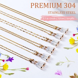 Birwiny Magnetic Anti-Lost Straps for AirPods, Golden Infinity Knot Chain Necklace Lanyard String Compatible with AirPods Pro 3 2 1/Pro 1st & 2nd Headphone Holder Neck Rope Cord