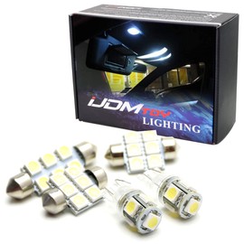 iJDMTOY Premium SMD LED Lights Interior Package Combo Compatible with 2007-2011 Toyota Camry Without sunroof, Xenon White
