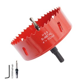 102mm Hole Saw LAIWEI Hole Cutter,For Drilling Wood, Aluminum Profiles,PVC and Other Materials(4 inch)
