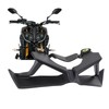 Motorcycle Front Spoiler Black Increase Stability Aerodynamic Wing Kit for