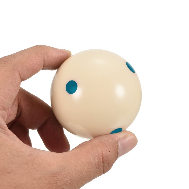 PATIKIL 2-1/4" Pool-Billiard Cue Ball with Blue 6 Dots, Pro