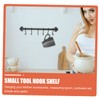 GLEAVI 1Pc Kitchen Utensil Hook Mounted Storage Shelf for Kitchen