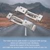 4 Pcs number plate holder for Trailers, Stainless Steel Bracket