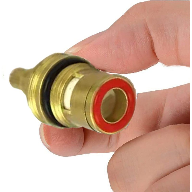 Faucet Valves, Brass Ceramic Stem Disc Cartridge Replacement Quarter Turn