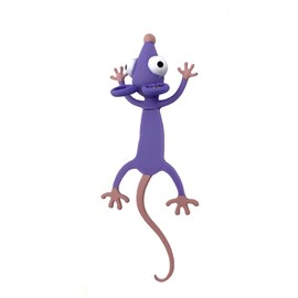 Funny 3D Cartoon Bookmark Lovely Animals Reading Bookmarks for Students Office Stationery Creative Gift Ideal for Boys Girls (Rat)