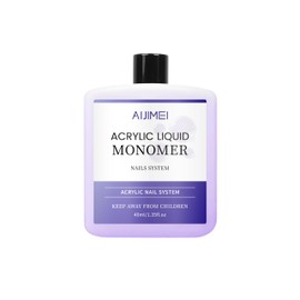 AIJIMEI Acrylic Liquid Monomer for Long Lasting 40ml Acrylic Liquid Professional Nail Art Supplies Suitable for Salon and Home 1.33Fl.oz