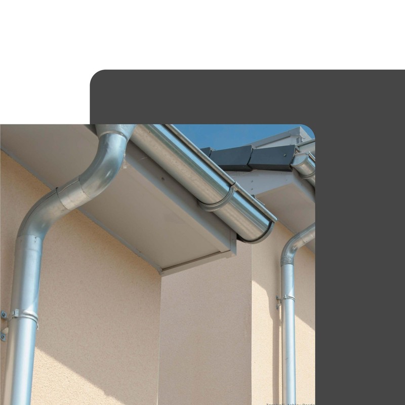 ZAMBELLI Pipe Clamp Downpipe Clamp for Wood Mounting Silver DN