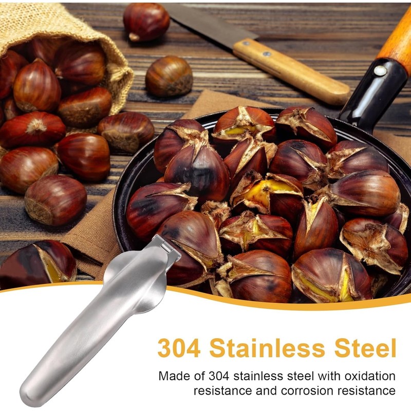 Stainless Steel Chestnut Cutter Tool Chestnut Opener Tool Chestnut Open