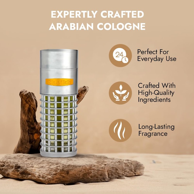Al Haramain Sheikh Eau de Parfum Spray for Unisex, 2.88