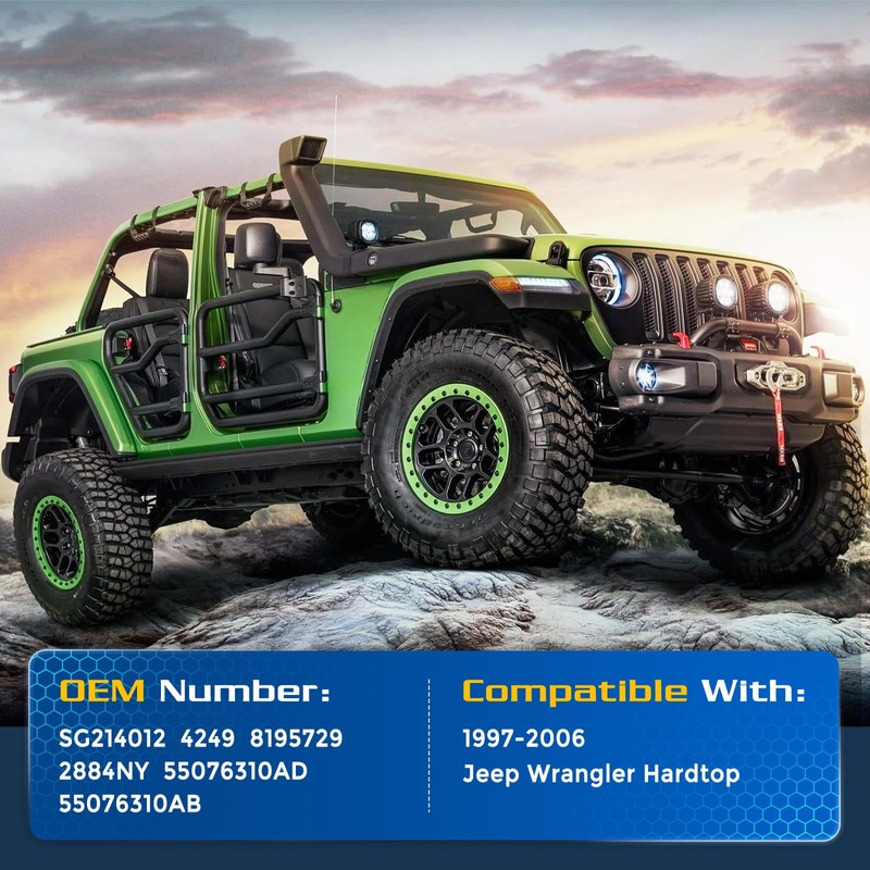 ARANA Rear Window Struts for Jeep Wrangler TJ 1997-2006, AVM