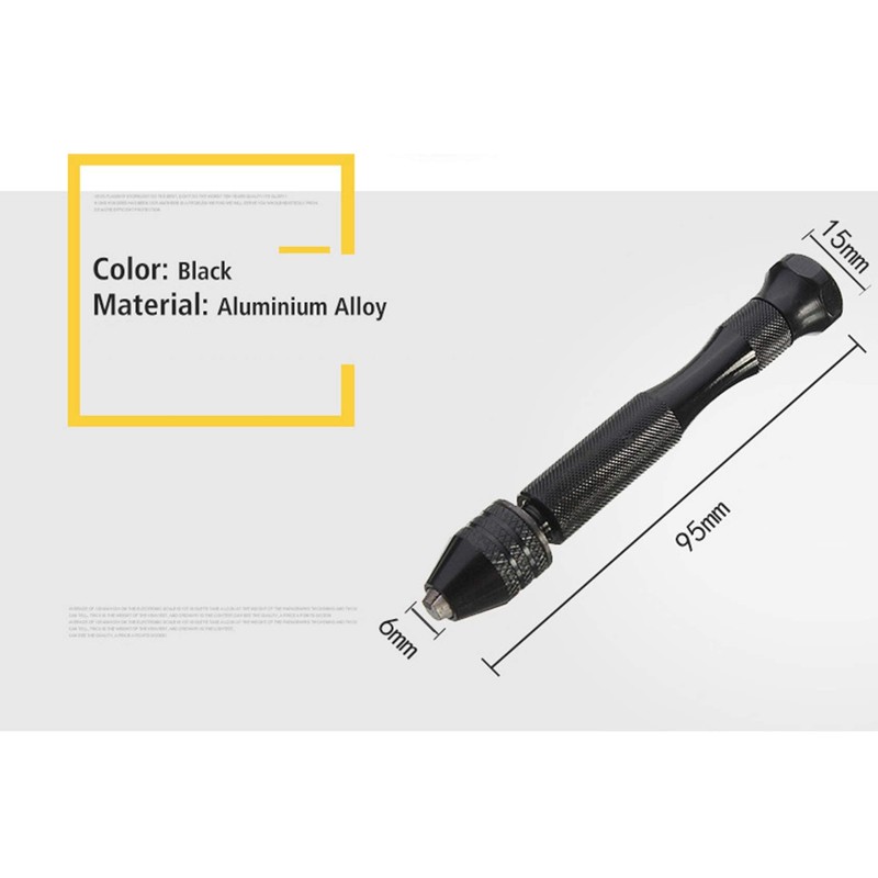 DXIA 31 Pieces Pin Vise Hand Drill Bits, Hobby Drill