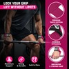 Weight Lifting Straps with Wrist Support – Non Slip Gym