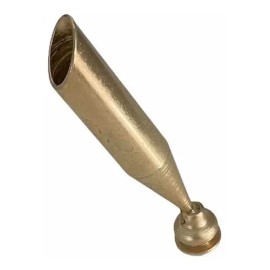 Portapluma Plástico Y Metal Latonado, Con Pluma.                                                                                                      