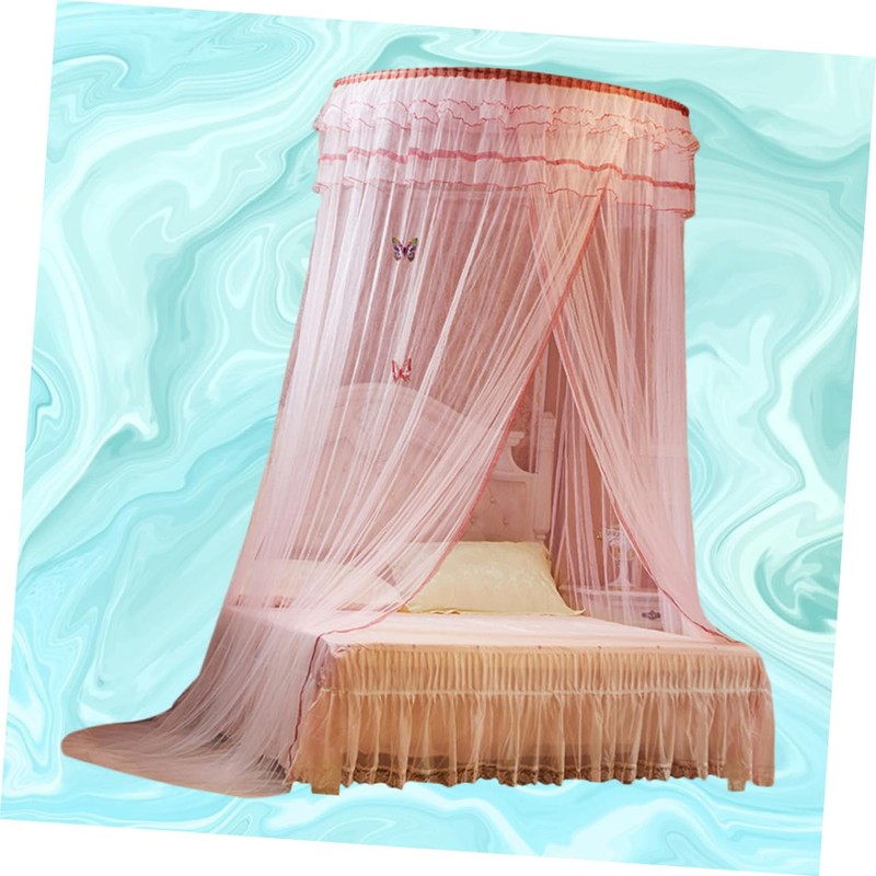 ULTECHNOVO Ceiling Hanging Bed Canopy Princess Dome Net Bed Curtain