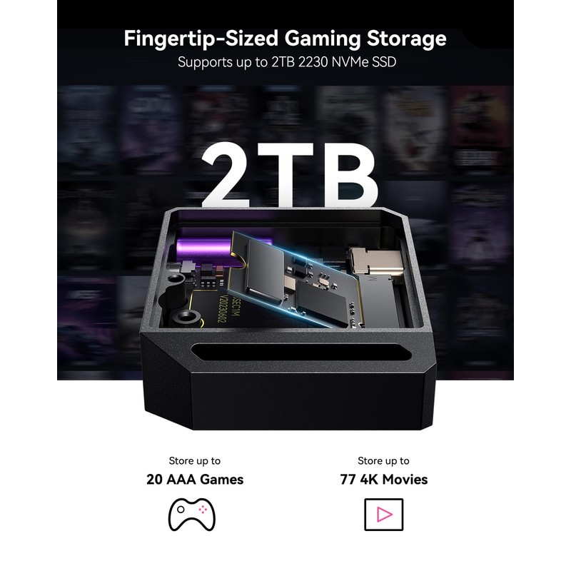 Chizha&DOCKCASE Pocket Explorer Edition Smart M.2 NVMe SSD Enclosure, 3s