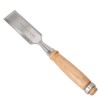 Wood Chisel Tool, 32 mm Cr-V Construction Wooden Handle Flat