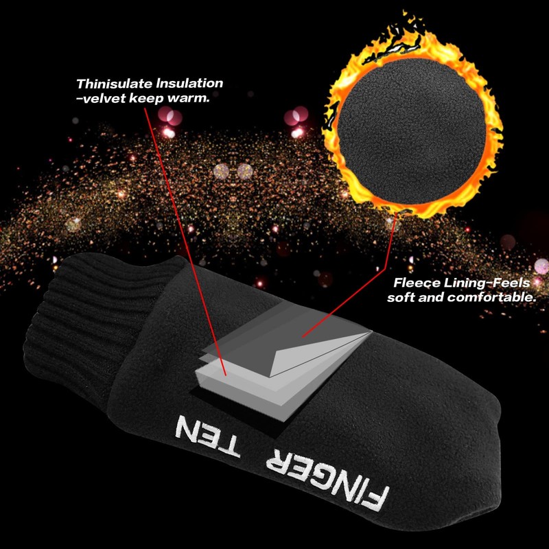 Golf Gloves, Both Hands, Men's, Women's, Cold Protection, Finger Opening