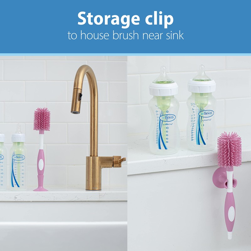 Dr. Brown's Soft Touch No Scratch Baby Bottle Cleaning Brush