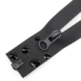 MebuZip 2PCS 28 Inch Waterproof Zippers Black #5 Separating Waterproof Zippers Bulk for Sewing Tailor Crafts Clothes Jackets Down Coats Raincoats (28" 2pcs)