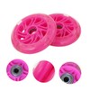 BIUDECO 2pcs Training Wheels for Boys and Girls Glowing Auxiliary