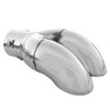 Double Exhaust Trim Tailpipe Exhaust Stainless Steel Sport Round Sport