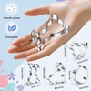 JIAWWAN Easter Cookie Cutters, Set of 4 Stainless Steel Cookie