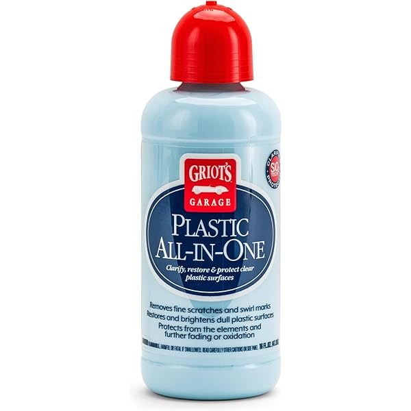 Griot's Garage 10872 Plastic All-in-One 16oz – Polish, Restore, &