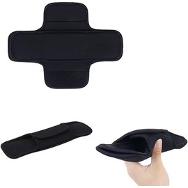 2 PCS Black Comfort Shoulder Strap Pads Replacement Long for Laptop Bag, Sport Bag, Travel Bag, Backpack,Car Seat Belts Protect Pads (Black, One size)