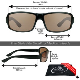 proSPORT Blue Light Blocking HD Lens Sunglass TR90 Sport Frame Men Women