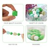 Boutigem 88pcs 15mm Round Silicone Beads for St. Patrick's Day