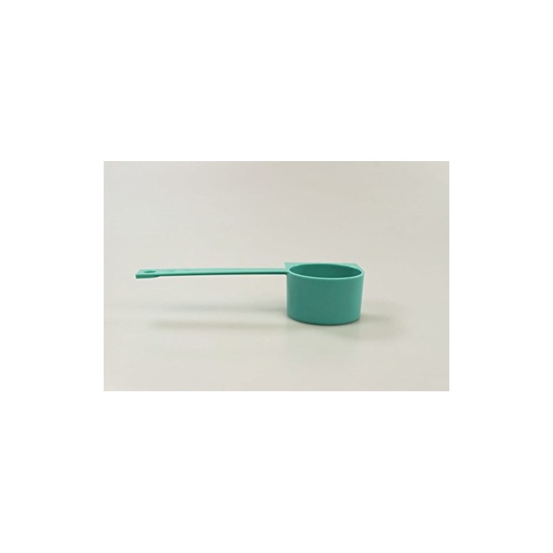 Tupperware Kaffeemaß türkis Kaffee Löffel Kaffeelot Haushaltshelfer Kaffeelöffel