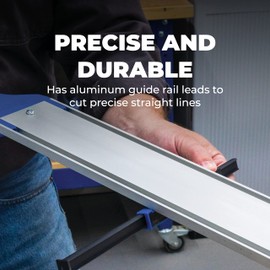 Kreg KMA4700-E Straight Edge Guide XL - 8 Ft - For Circular Saw - For Cross Cut & Rip Cut - Aluminum Guide Rails - Carpentry Tools & Accessories