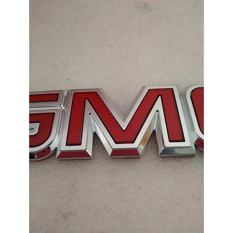 GMC 7' Inch GMC Sierra Tailgate Emblem Badge Logo Nameplate
