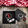 YAZMEEN Funny T-Rex Retractable Badge Reel and Keychain Set I'm