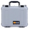 Pelican Protector 1400 Case by ColorCase - Silver - Medium