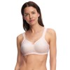 Susa Bra without underwire, minimiser bra with lace attached to