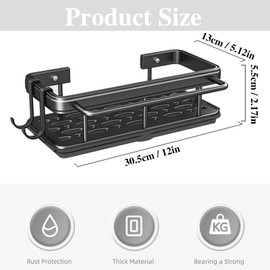 Lxoraziy Kitchen Sink Organiser, Washing up Organiser with Drip Tray Removable Kitchen Sink Organiser No-Drilling Sponge Brush Cloth Organizer with Hook(Silver)