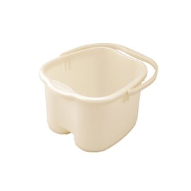 Inomata Pearl Foot Detox Massage Spa Bucket, White