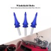 HDBUBALUS Blue Spike Wind Screen Windshield Bolts For Harley 96-2013