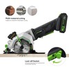 GALAX PRO Mini Circular Saw, DC20V 4-1/2" Cordless Circular Saw