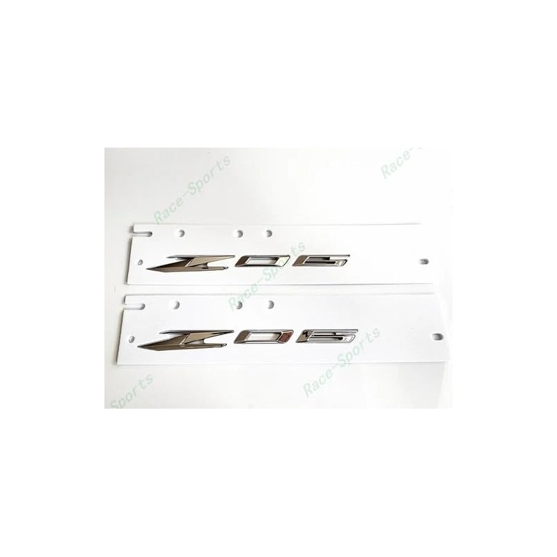 2pcs New Z06 Bodyside Emblems 3D Badge Replacement for 2023-2024