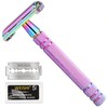 WEISHI Butterfly Open Double Edge Safety Razor for Men and