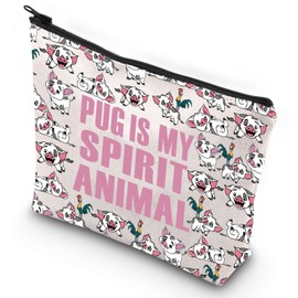 G2TUP Pua Pig Makeup Bag Animal Pig Piggy Lover Gift Pua is my Spirit Animal Pet Pig Cosmetic Bag (Pua New)