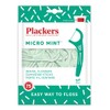 Plackers Dental Flossers Micro Mint, Green, 75 Count