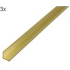Alberts 497552 Angle Profile Brass 1000 x 10 x 10
